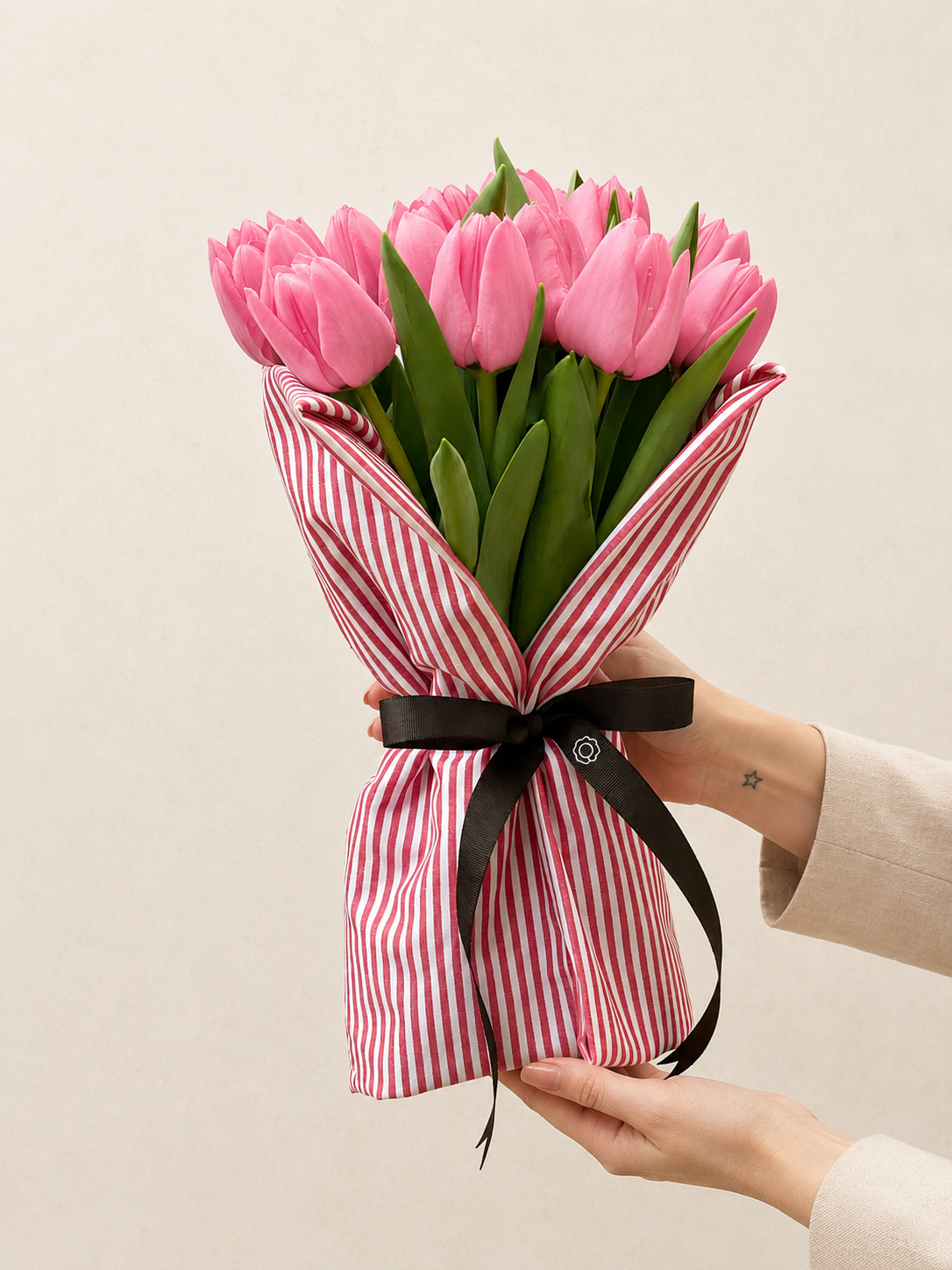 buqu^çe de tulipas cor de rosa